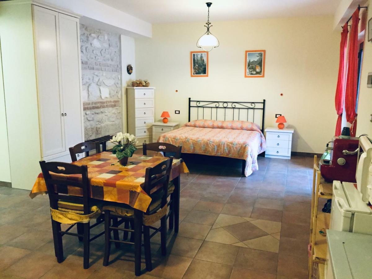 Il Poggio Dei Pettirossi Apartman Pettorano sul Gizio Kültér fotó